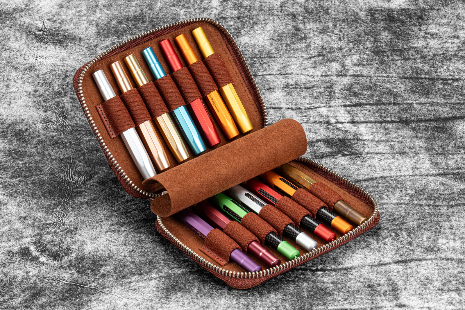 Collector Pen Case for 14 Kaweco Pens - Aged Copper