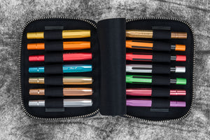 Collector Pen Case for 14 Kaweco Pens - Crazy Horse Graphite