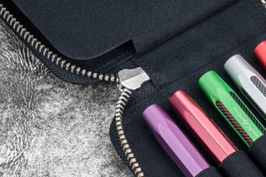 Collector Pen Case for 14 Kaweco Pens - Crazy Horse Graphite