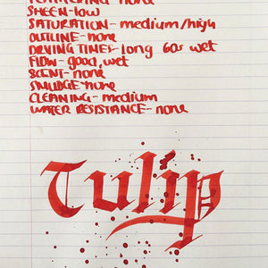 Diamine Flower Tulip Fountain Pen Ink