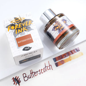 Diamine Forever Pigment Fountain Pen Ink - Butterscotch