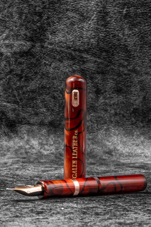 Fine Writing International & Galen Pencket Pocket Fountain Pen - Amber