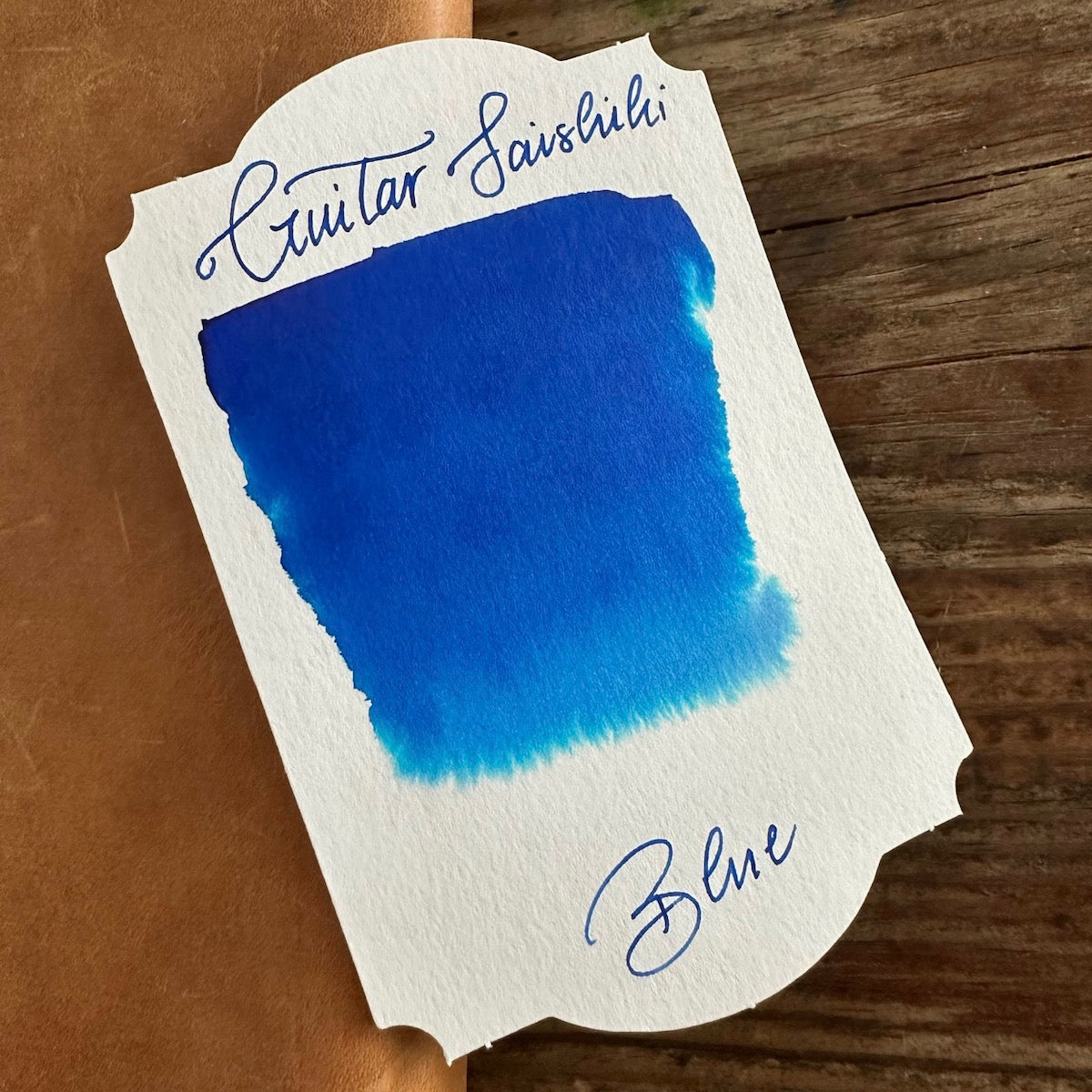 Guitar Saishiki Fountain Pen Ink - Blue