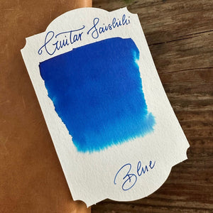 Guitar Saishiki Fountain Pen Ink - Blue