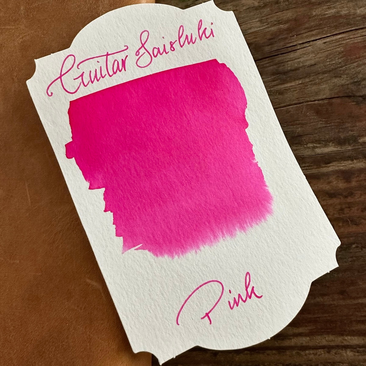 Guitar Saishiki Fountain Pen Ink - Pink