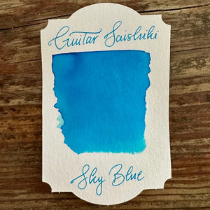 Guitar Saishiki Fountain Pen Ink - Sky Blue