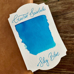Guitar Saishiki Fountain Pen Ink - Sky Blue