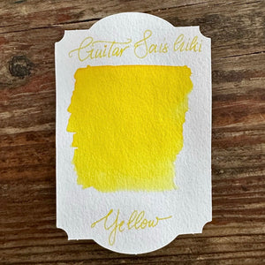 Guitar Saishiki Fountain Pen Ink - Yellow