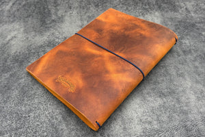 Traveler's Notebook Leather Cover - Crazy Horse Brown