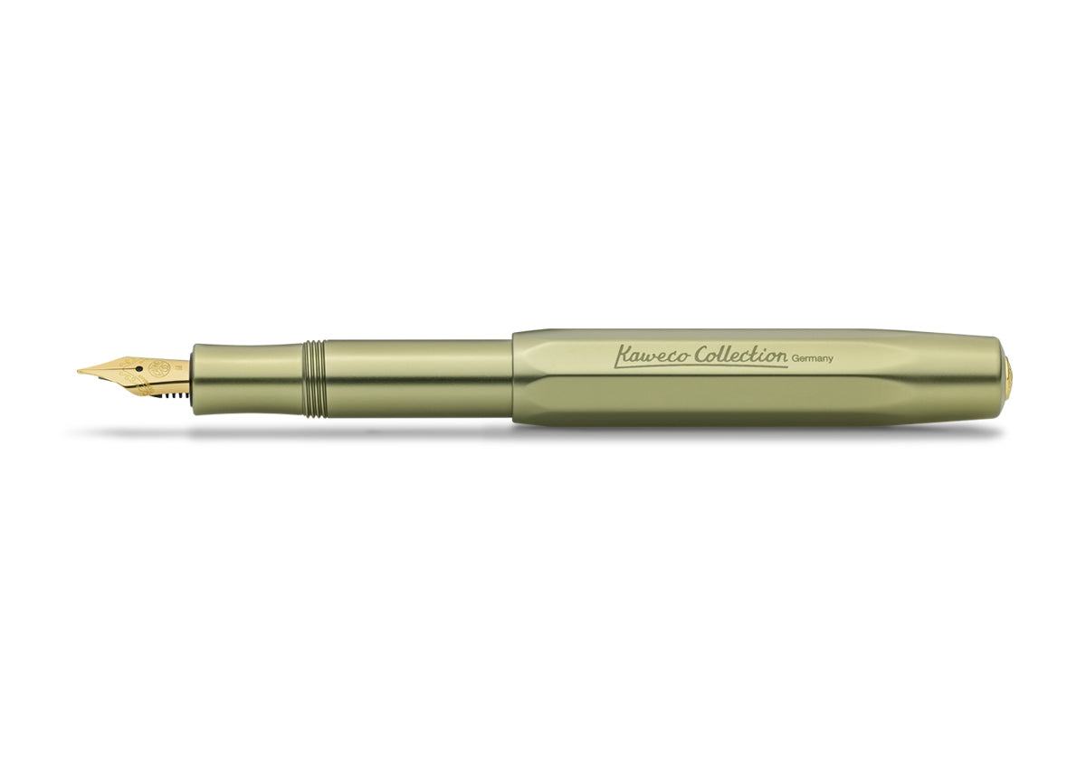 Kaweco Collection AL Sport Fountain Pen - Olivine (Custom Grinds)