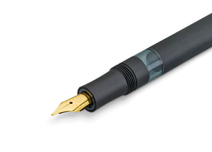 Kaweco AL Sport Piston Filler Fountain Pen Black / Solo