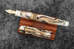 Kilk & Galen SE Celestial Fountain Pen - Golden Abalone