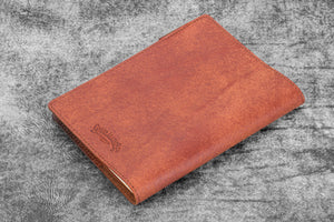 Leather Slim B6 Notebook / Planner Cover - Aged Copper