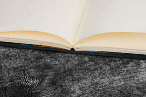 Leather Slim B6 Notebook / Planner Cover - Crazy Horse Graphite