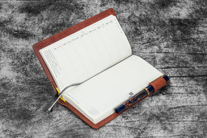 Leather Slim Hobonichi Weeks Planner Cover - Aged Copper