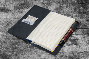 Leather Slim Hobonichi Weeks Planner Cover - Crazy Horse Graphite