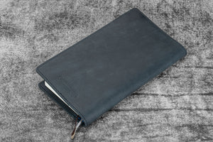 Leather Slim Hobonichi Weeks Planner Cover - Crazy Horse Graphite