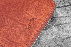 Leather Zippered A5 Leuchtturm1917 Notebook Folio - Aged Copper