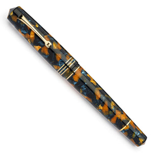 Leonardo Momento Zero Grande 2.0 Fountain Pen – Crepuscolo Marino – GT #8 14K Gold