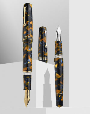 Leonardo Momento Zero Grande 2.0 Fountain Pen – Crepuscolo Marino – ST #8