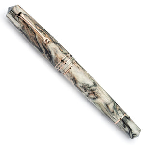 Leonardo Momento Zero Grande 2.0 Fountain Pen – Golden Abalone – RGT #8 14K Gold