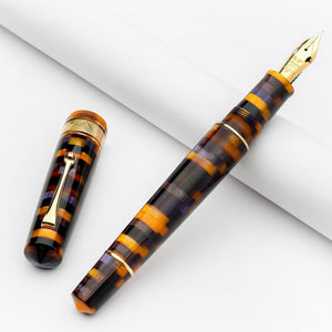 Leonardo Momento Zero Grande Fountain Pen – Mosaico Sea Anemone – GT #6