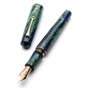 MZG2.0 Fiordaliso blue gold nib #8 special edition