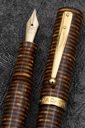 Magna Carta Mag 600 Fountain Pen True Flex Nib - Amber