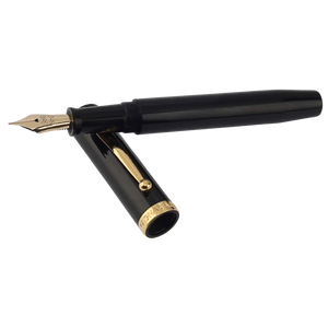 Magna Carta Mag 600 Fountain Pen True Flex Nib - Nikko Ebonite Black