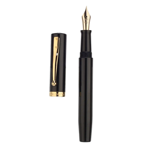 Magna Carta Mag 600 Fountain Pen True Flex Nib - Nikko Ebonite Black