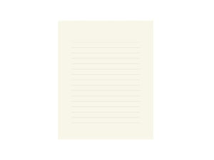 Midori MD Paper Letterpad - Lined- 50 Sheets