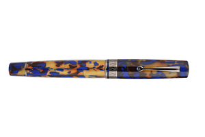 OMAS Paragon Fountain Pen in Blue Lucen with Black Trim