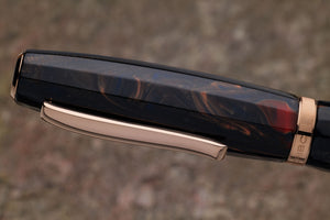 SCRIBO FEEL Ebonite Fountain Pen - Blu Califfo RGT
