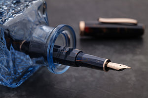SCRIBO FEEL Ebonite Fountain Pen - Blu Califfo RGT