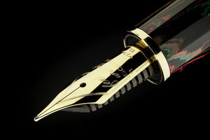 SCRIBO FEEL Ebonite Fountain Pen - Sassi Neri GT