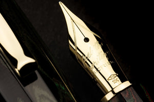 SCRIBO FEEL Ebonite Fountain Pen - Sassi Neri GT