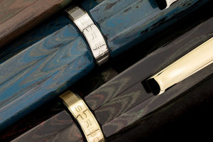 SCRIBO FEEL Ebonite Fountain Pen - Sassi Neri GT