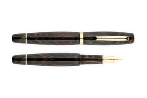 SCRIBO FEEL Ebonite Fountain Pen - Sassi Neri GT