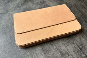 SECONDS LEATHER MAGNUM OPUS 12 SLOTS HARD PEN CASE WITH REMOVABLE PEN TRAY - Multiple Colors - 2051