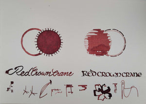 Shanghai Stationary Ink - Red Crown Crane - 30ml