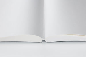 Stalogy 1/2 Year Notebook - A5 - Blank - 186 Pages - Red