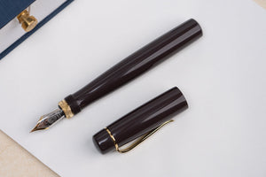 Ulpia 117 Ebonite Fountain Pen - Cafe
