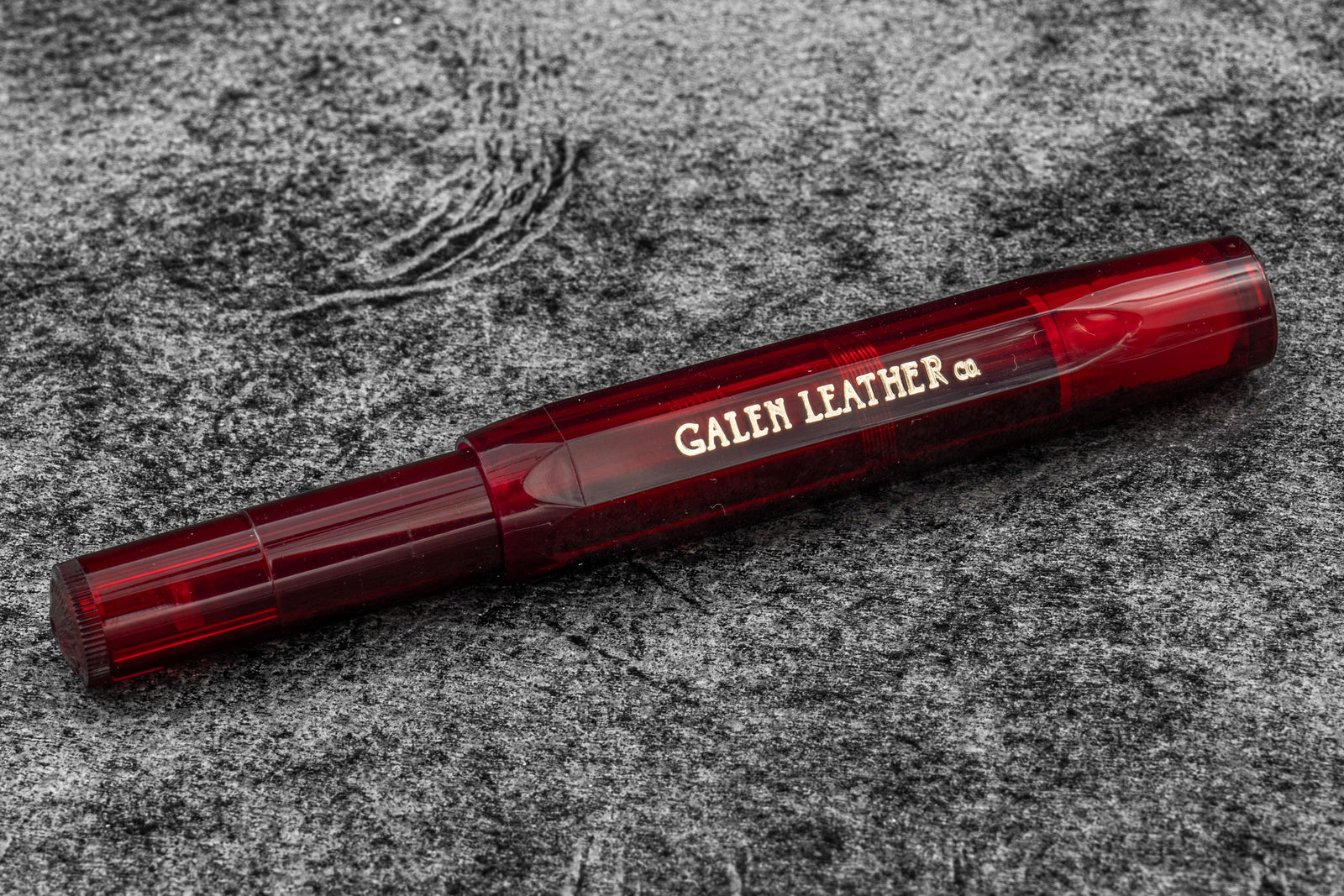 Kaweco Sport Fountain Pen Carmine - Galen Leather SE
