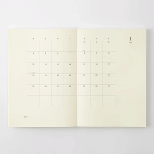 Midori 2027 MD Product Notebook Diary - A7 Size