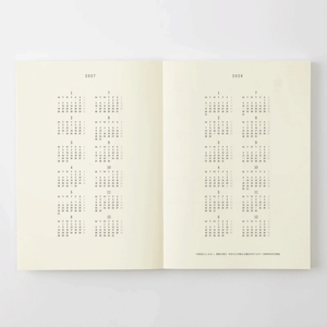 Midori 2027 MD Product Notebook Diary - B6 Slim Size