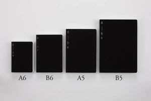 Stalogy 365Days Notebook - B6 - Grid - 368 Pages - Black