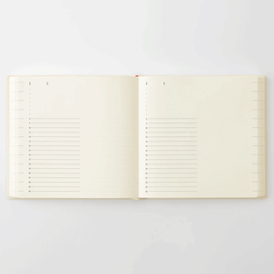 Midori 2027 MD Product Notebook Diary 1 Day 1 Page - A5 Square Size