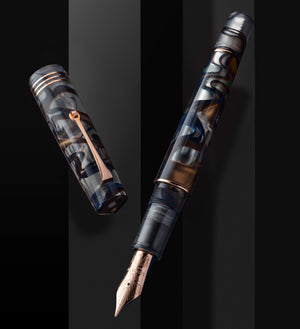 Leonardo Momento Zero Grande Fountain Pen - Eclipsis Sun RGT #6