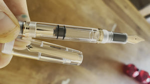 Nahvalur X Galen Original Rose Gold Fountain Pen - Demo