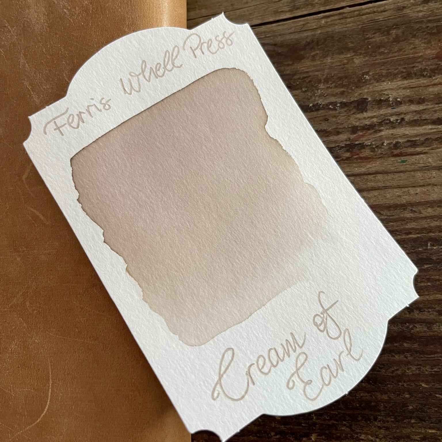 Ferris Wheel Press Cream of Earl Ink